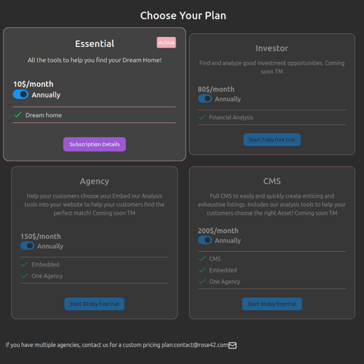 Illustration du tableau des tarifs